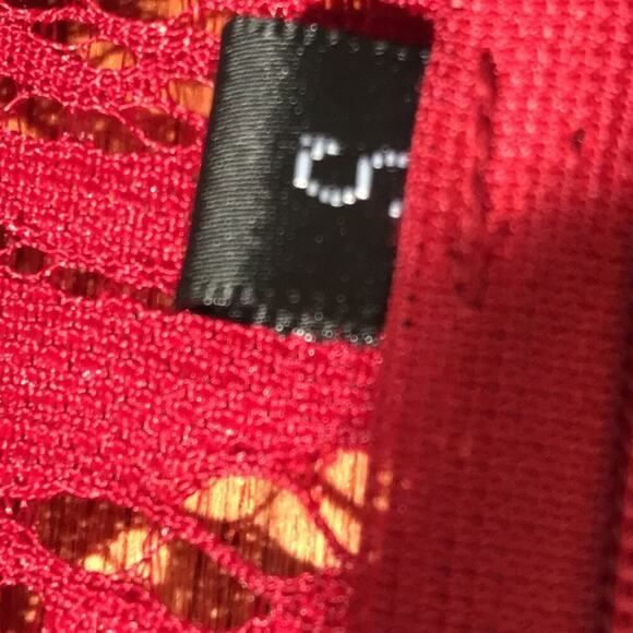 Cute Red Lace Dress. S - Picture 3 of 6